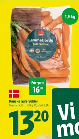 Coop 365 Danske gulerødder tilbud