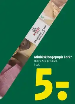 Coop 365 Minirisk bagepapir i ark tilbud