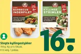 Coop 365 Stegte kyllingestykker tilbud
