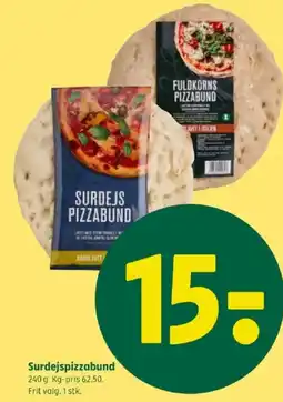 Coop 365 Surdejspizzabund tilbud