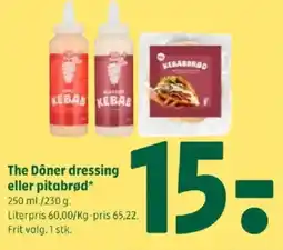 Coop 365 The dôner dressing eller pitabrød tilbud
