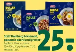 Coop 365 STEFF Houlberg biksemad, pølsemix eller færdigretter tilbud