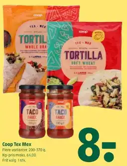 Coop 365 COOP Tex mex tilbud