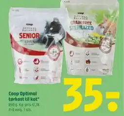 Coop 365 COOP Optima tørkost til kat tilbud