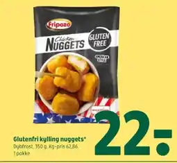 Coop 365 Glutenfri kylling nuggets tilbud