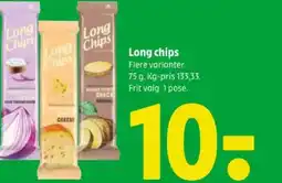 Coop 365 Long chips tilbud