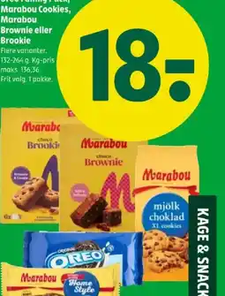 Coop 365 Oreo family pack, marabou cookies, marabou brownie eller brookie tilbud