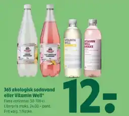 Coop 365 365 økologisk sodavand eller vitamin well tilbud