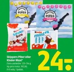 Coop 365 Skippers piber eller kinder maxi tilbud