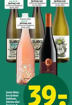 Coop 365 Sumo Man, Era Grüner Veltliner, Silenia eller tilbud