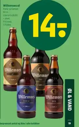 Coop 365 Willemoes øl tilbud