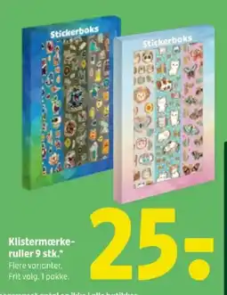 Coop 365 Klistermærke- ruller 9 stk.* tilbud