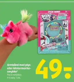 Coop 365 Armbånd med plys eller klistermærke- smykke* tilbud