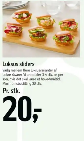 Føtex Luksus sliders tilbud