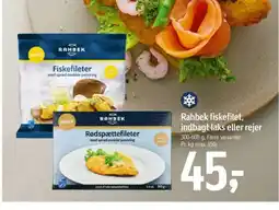 Føtex Rahbek fiskefilet, indbagt laks eller rejer tilbud