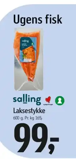 Føtex Laksestykke tilbud
