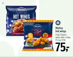 Føtex Moliny hot wings tilbud