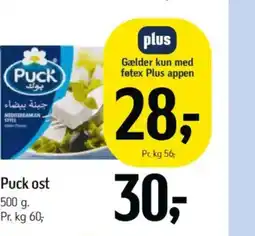 Føtex Puck ost tilbud