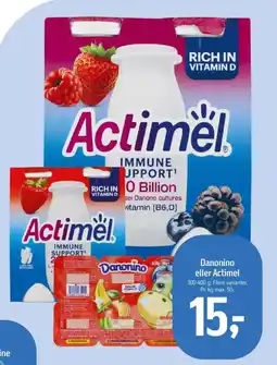 Føtex Danonino eller Actimel tilbud