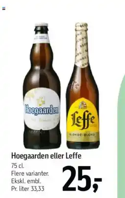 Føtex Hoegaarden eller Leffe tilbud