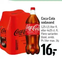 Føtex Coca-Cola sodavand tilbud