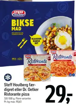 Føtex Steff Houlberg fær- digret eller Dr. Oetker Ristorante pizza 320-500 g. Flere varianter. tilbud