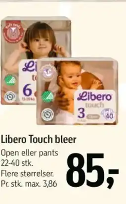 Føtex Libero Touch bleer tilbud
