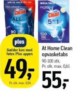 Føtex At Home Clean opvasketabs tilbud