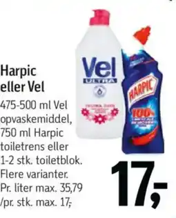 Føtex Harpic eller Vel tilbud