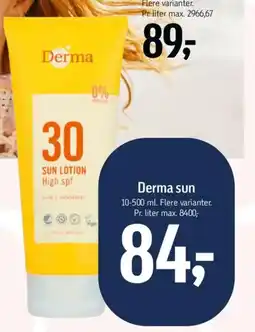 Føtex Derma sun tilbud