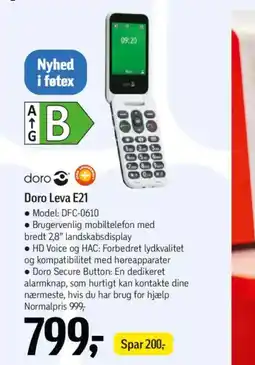 Føtex Doro doro leva e21 tilbud