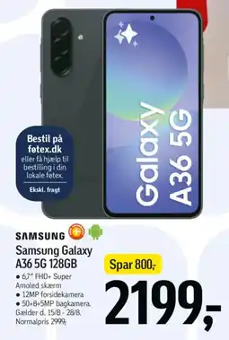 Føtex Samsung Galaxy A36 5G 128GB tilbud