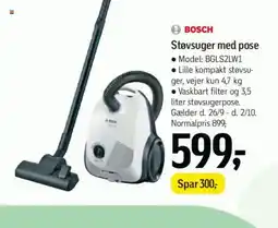 Føtex Støvsuger med pose tilbud