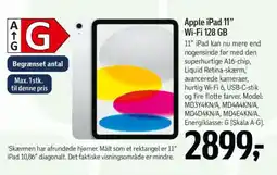 Føtex Apple iPad 11" Wi-Fi 128 GB tilbud