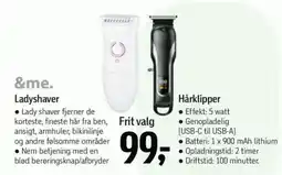 Føtex &me. Ladyshaver Hårklipper tilbud