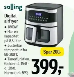 Føtex Salling digital airfryer tilbud