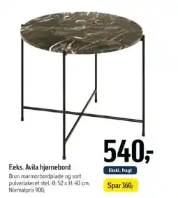 Føtex F.eks. Avila hjørnebord tilbud