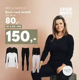 Dansk Outlet MIX & MATCH Basic med stretch tilbud