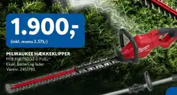 Davidsen MILWAUKEE Hækkeklipper tilbud
