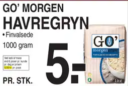 ABC Lavpris GO' MORGEN Havregryn tilbud