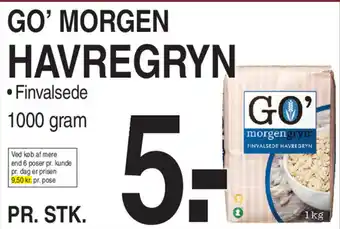 ABC Lavpris GO' MORGEN Havregryn tilbud
