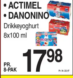 ABC Lavpris Actimel • Danonino tilbud