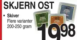 ABC Lavpris Skjern ost • Skiver tilbud