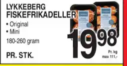 ABC Lavpris Lykkeberg fiskefrikadeller tilbud