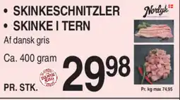 ABC Lavpris Skinkeschnitzler • skinke i tern tilbud