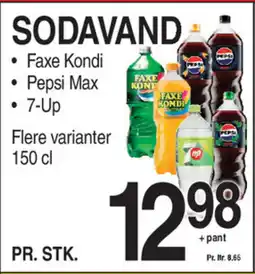 ABC Lavpris Sodavand tilbud