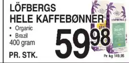 ABC Lavpris LÖFBERGS Hele kaffebønner tilbud