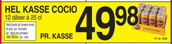 ABC Lavpris Hel kasse Cocio tilbud