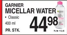 ABC Lavpris GARNIER Micellar water tilbud