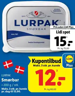 Lidl LURPAK Smørbar tilbud